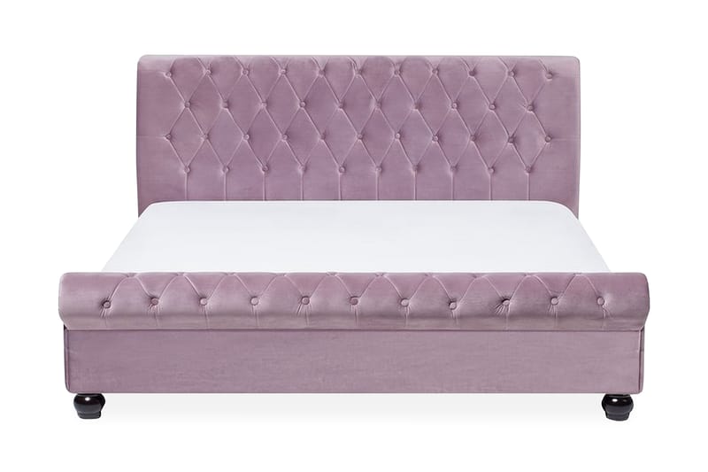 Avallon Dobbelt seng 160 | 200 cm - Lyserød - Møbler - Senge - Sengeramme & sengestel