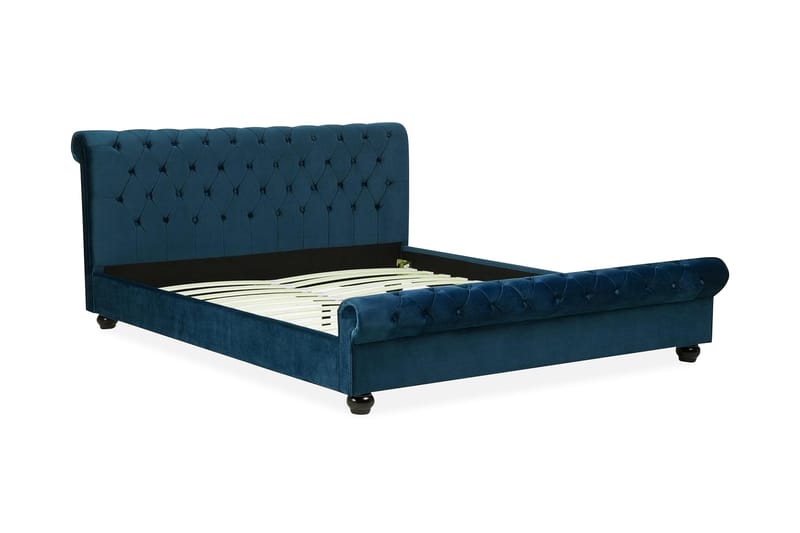 Avallon Dobbelt seng 180 | 200 cm - Blå - Møbler - Senge - Sengeramme & sengestel
