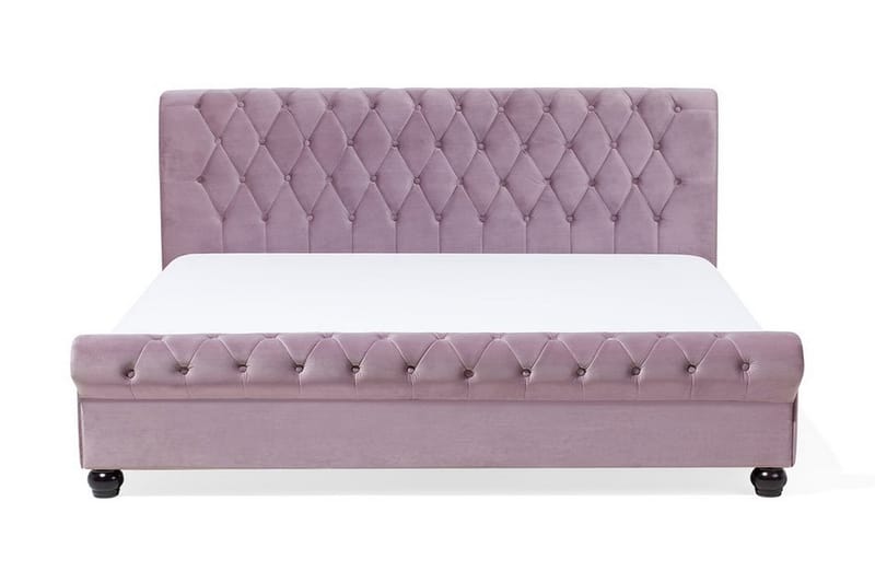 Avallon Dobbelt seng 180 | 200 cm - Lyserød - Møbler - Senge - Sengeramme & sengestel