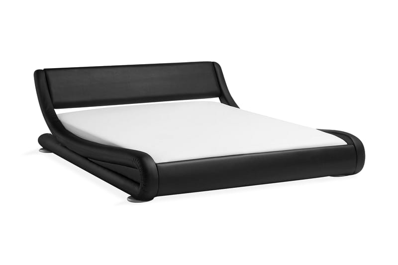 Avignon Dobbelt seng 180 | 200 cm - Sort - Møbler - Senge - Sengeramme & sengestel