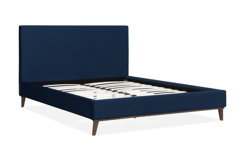 Bayonne Dobbelt seng 180 | 200 cm - Blå - Møbler - Senge - Sengeramme & sengestel