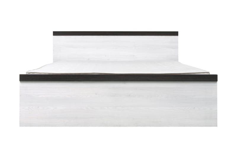 Garray Sengeramme 160 cm - Hvid|Sort - Møbler - Senge - Sengeramme & sengestel