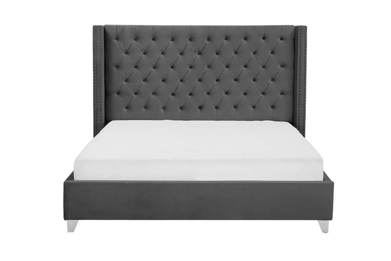 Lubbon Dobbelt seng 180 | 200 cm - Grå - Møbler - Senge - Sengeramme & sengestel