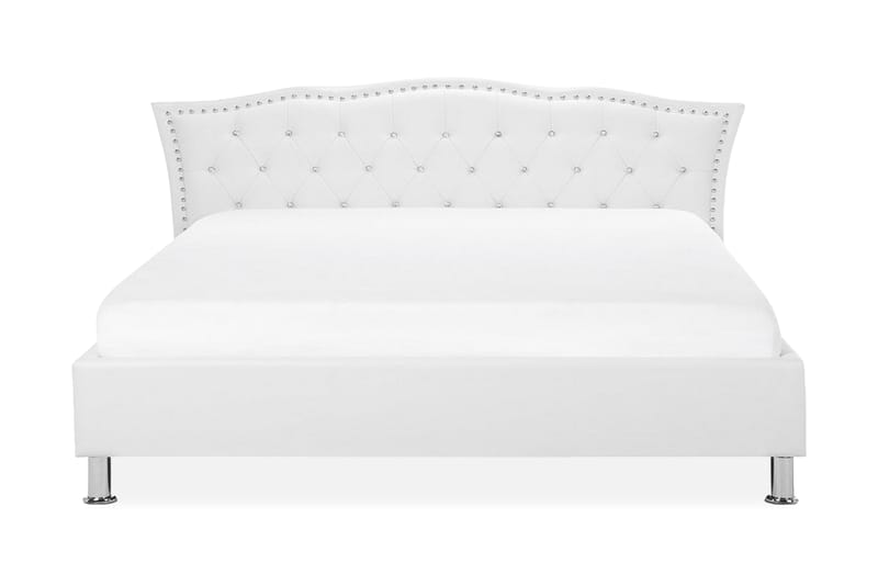 Metz Dobbelt seng 180 | 200 cm - Hvid - Møbler - Senge - Seng med opbevaring