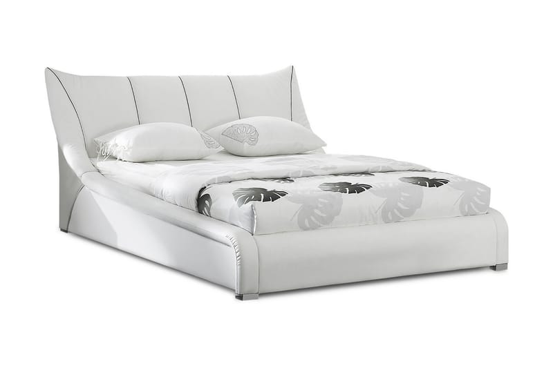 Nantes dobbelt seng 140 | 200 cm - Hvid - Møbler - Senge - Sengeramme & sengestel