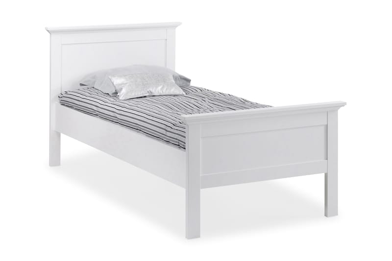 Paris komplet seng - Hvid - Møbler - Senge - Sengeramme & sengestel