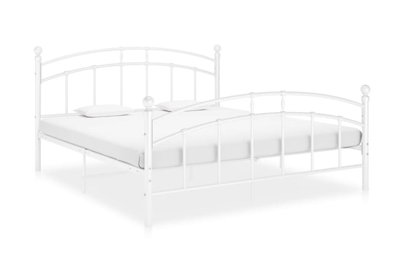 sengestel 140x200 cm metal hvid - Hvid - Møbler - Senge - Sengeramme & sengestel
