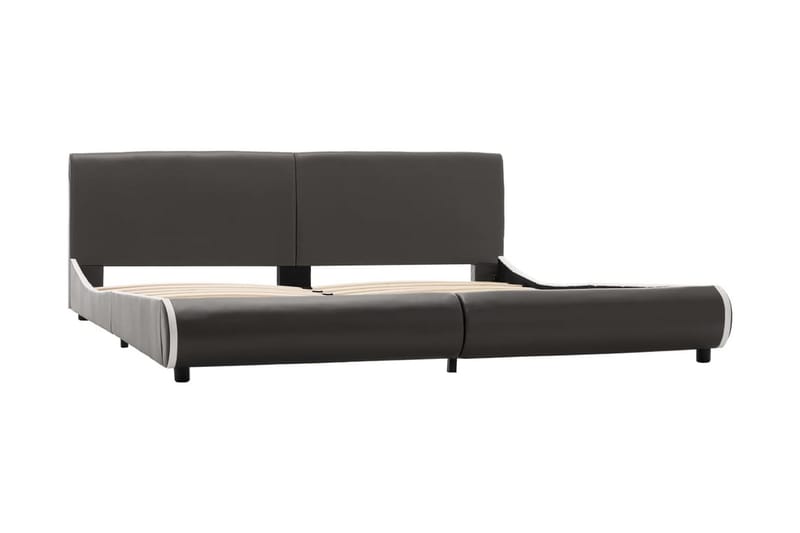 sengestel 180 x 200 cm kunstlæder antracitgrå - Møbler - Senge - Sengeramme & sengestel