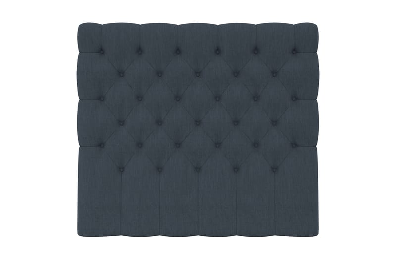 Hilton Luksus/Superior Luksus sengegavl 120 cm dybt tuftet - mørkeblå - Møbler - Senge - Sengetilbehør & sengegavl - Sengegavle