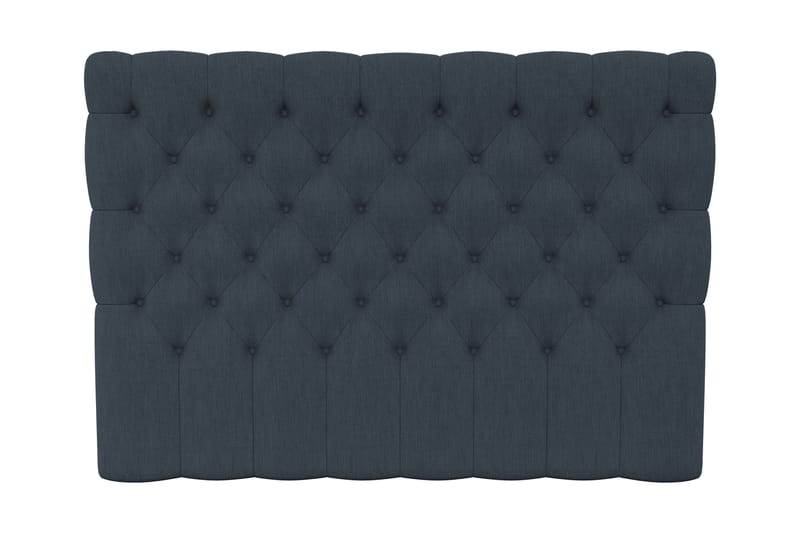 Hilton Luksus/Superior Luksus sengegavl 180 cm dybt tuftet - mørkeblå - Møbler - Senge - Sengetilbehør & sengegavl - Sengegavle