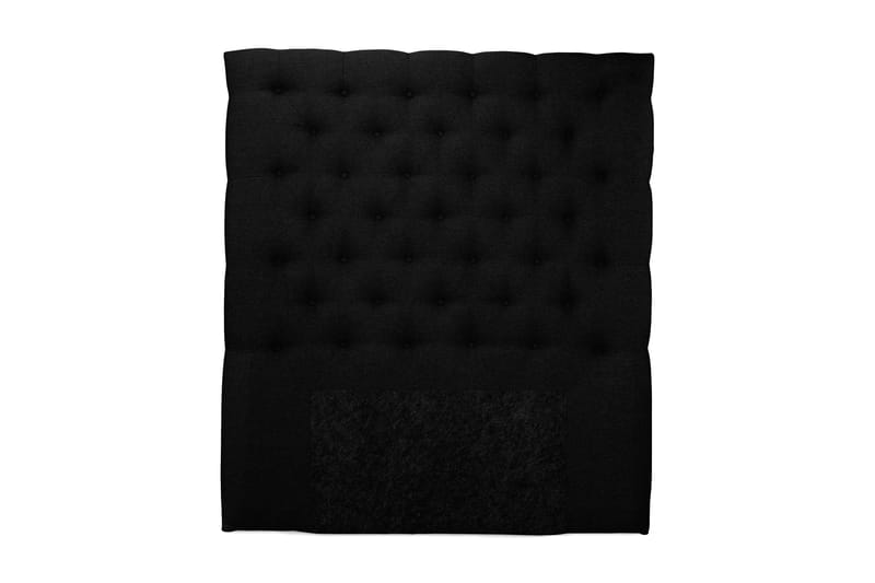Royal sengegavl 140 cm høj - sort - Møbler - Senge - Sengetilbehør & sengegavl - Sengegavle