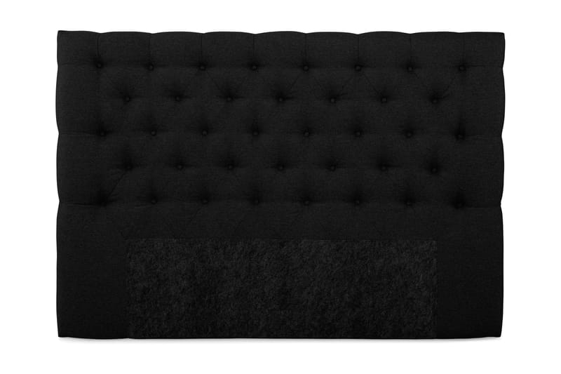 Royal sengegavl 160 cm - sort - Møbler - Senge - Kontinentalsenge
