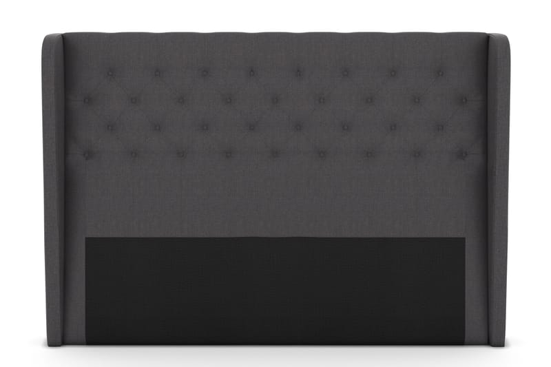 Select sengegavl 180 cm med sider - mørkegrå - Møbler - Senge - Sengetilbehør & sengegavl - Sengegavle
