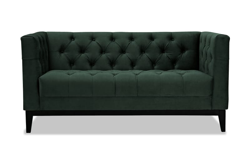 Adem 2-personers Sofa - Grøn - Møbler - Sofaer - Velour sofaer