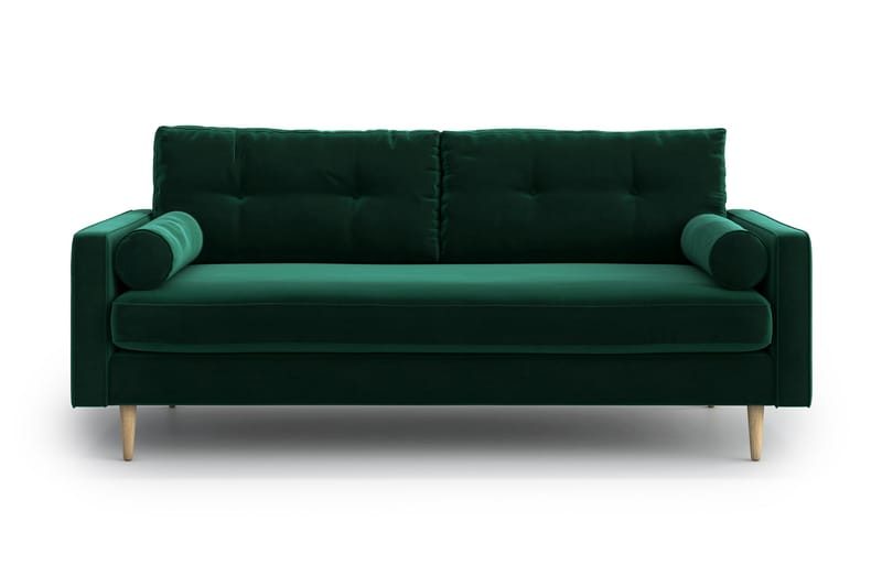 Esmeralde 3-pers. Sofa - Grøn - Møbler - Sofaer - Sofatilbehør - Rengøring sofa - Stof