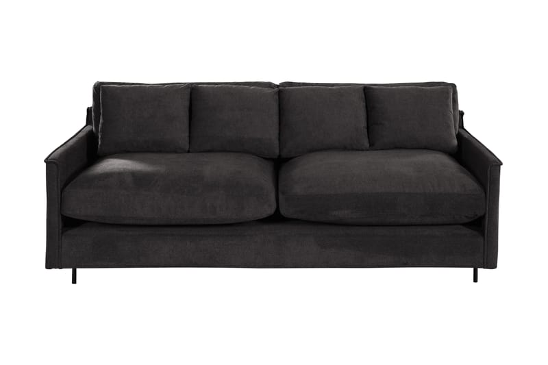 Zupran 3-Pers. Sofa - Mørkegrå - Møbler - Sofaer - 3 personers sofa
