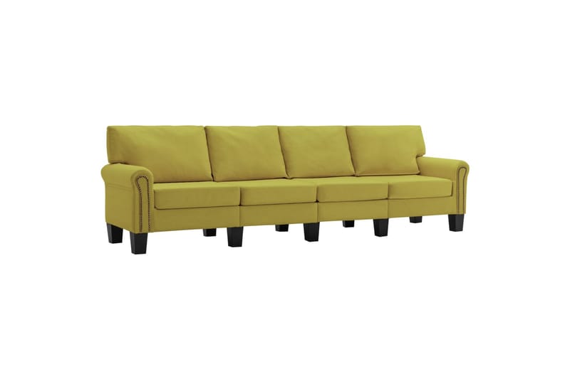 4-personers sofa stof grøn - Grøn - Møbler - Sofaer - 4 personers sofa