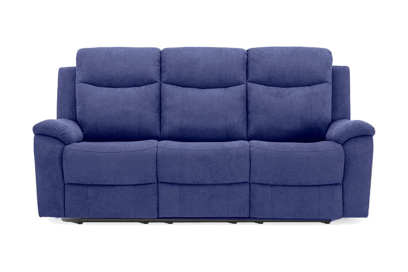 Milo recliner sofa 3-pers. Blå - Møbler - Sofaer - Recliner sofaer - 3 personers biograsofa & reclinersofa