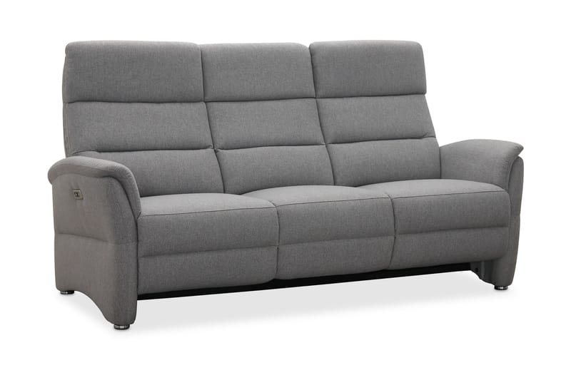 Wimberly Reclinersofa - Lysegrå - Møbler - Sofaer - Recliner sofaer - 3 personers biograsofa & reclinersofa