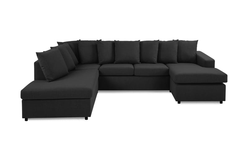 Crazy U-sofa Large diva højre puder - Antracitgrå - Møbler - Sofaer - Chaiselongsofa & U-Sofa