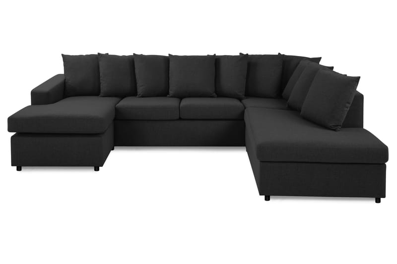 Crazy U-sofa Large højre inkl puder - Antracitgrå - Møbler - Sofaer - Chaiselongsofa & U-Sofa