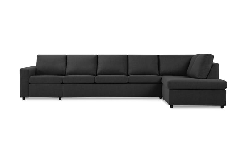Crazy 4-Pers. Sofa med Chaiselong Højre - Antracit - Møbler - Sofaer - Sofa med chaiselong