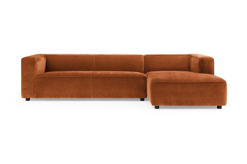 Gerson 4-pers. Sofa med chaiselong - Brun - Møbler - Sofaer - Chaiselongsofa - 4-personers sofa med chaiselong