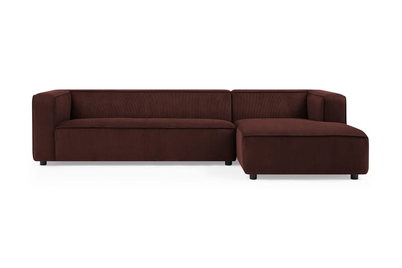 Gerson 4-pers. Sofa med chaiselong - Rød - Møbler - Sofaer - Chaiselongsofa - 4-personers sofa med chaiselong