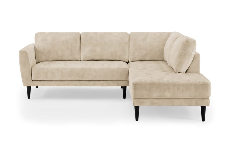 Isidra 2,5-sits Sofa med Chaiselong - Beige - Møbler - Sofaer - Sofa med chaiselong - 4-personers sofa med chaiselong