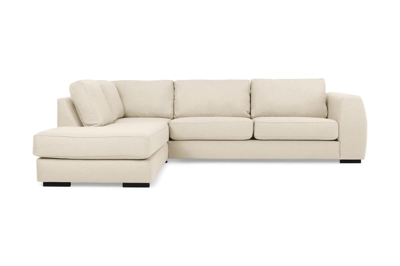 Optus 3-pers Sofa med Chaiselong Venstre - Beige - Møbler - Sofaer - Sofa med chaiselong