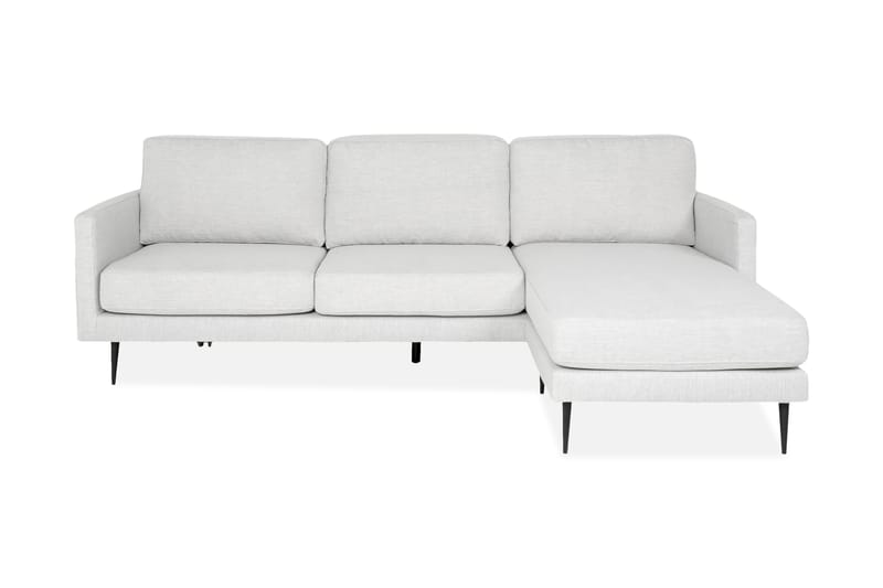 Theford 3-pers. Sofa med Diva højre - Lysegrå - Møbler - Sofaer - Chaiselongsofa - 3-personers sofa med chaiselong