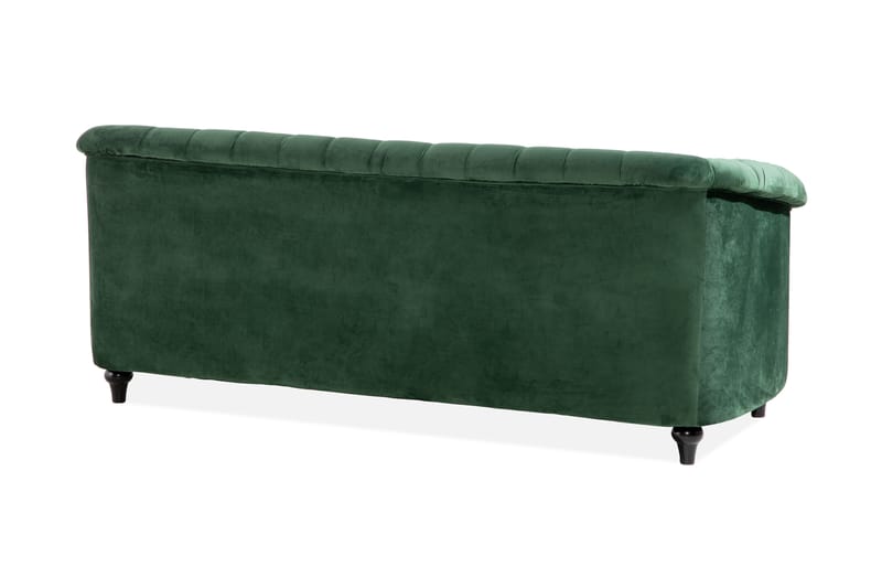 Beale Chesterfield sofa 3-pers - Grøn - Møbler - Sofaer - Howard sofa