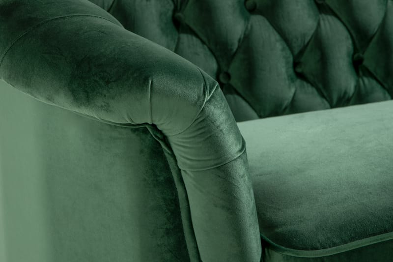 Beale Chesterfield sofa 3-pers - Grøn - Møbler - Sofaer - Howard sofa