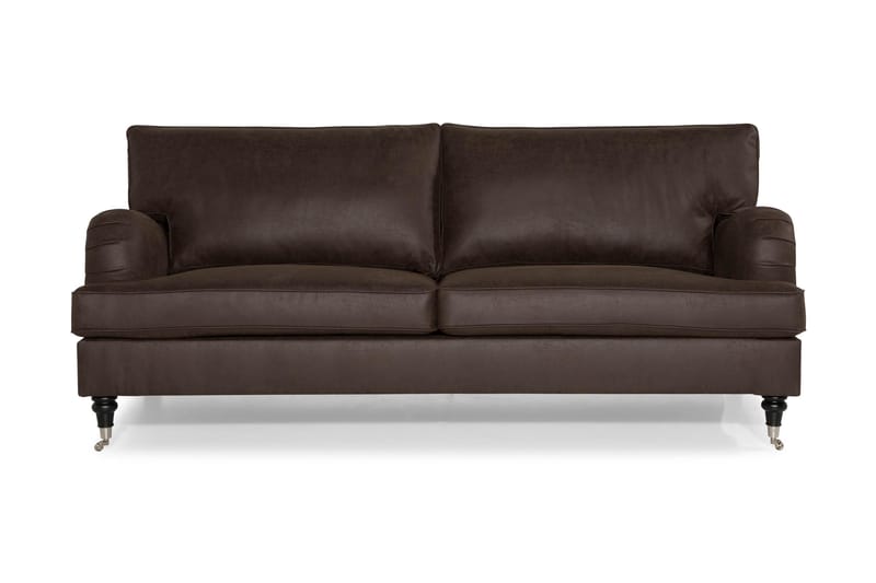 Howard Classic 3,5-pers Sofa Kunstlæder - Brun - Møbler - Sofaer - 3 personers sofa