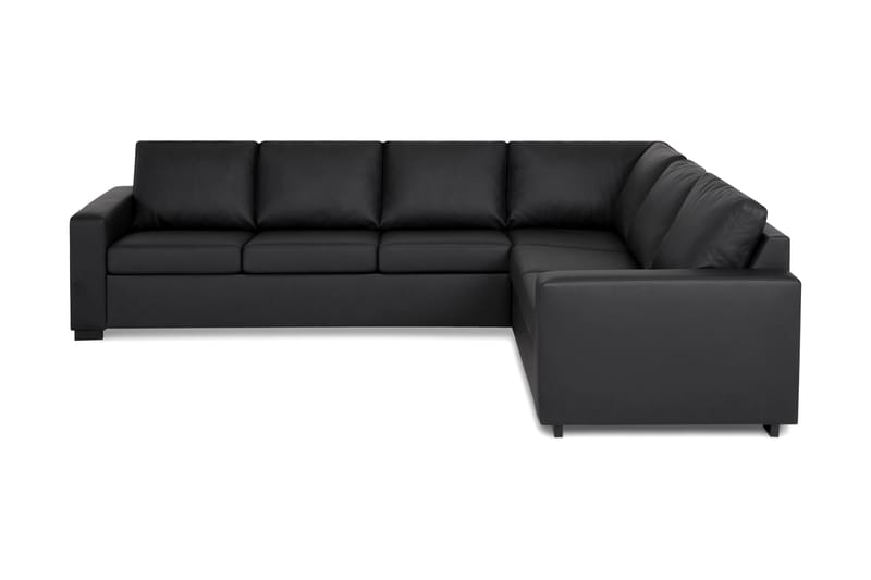 Crazy hjørnesofa Large vendbar - Sort PU Læder - Møbler - Sofaer - 2-personers sofa