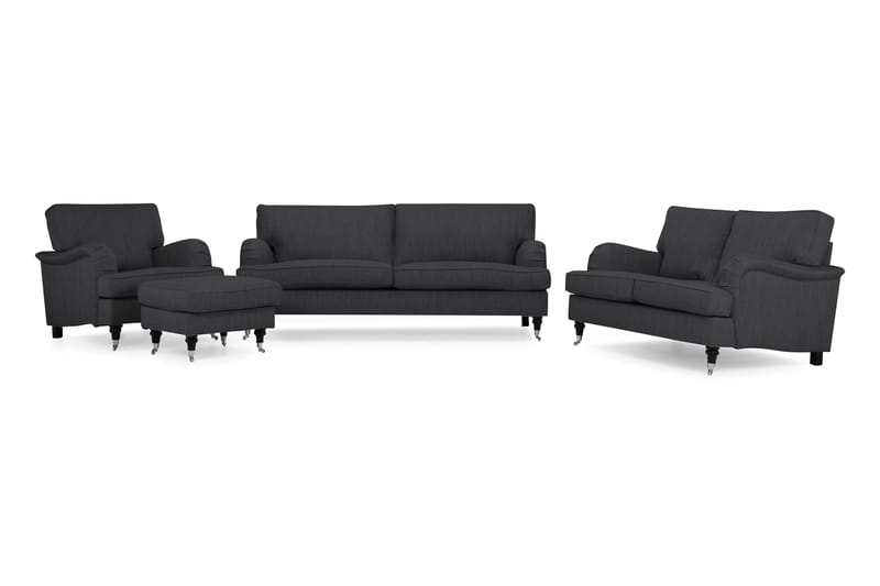 Howard Classic Sofagruppe 3,5-pers+Lænestol+Puf