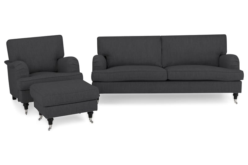 Howard Classic Sofagruppe 3,5-pers+Lænestol+Puf