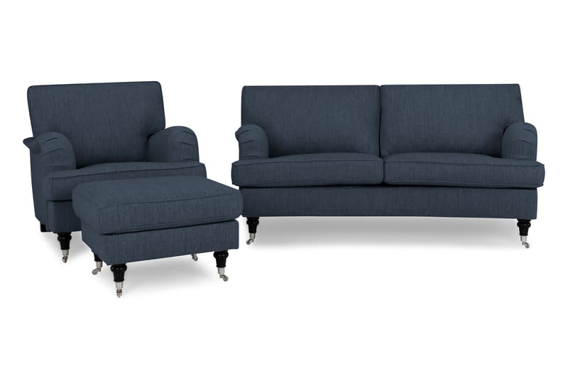 Howard Classic Sofagruppe Buet 2-pers+Lænestol+Puf