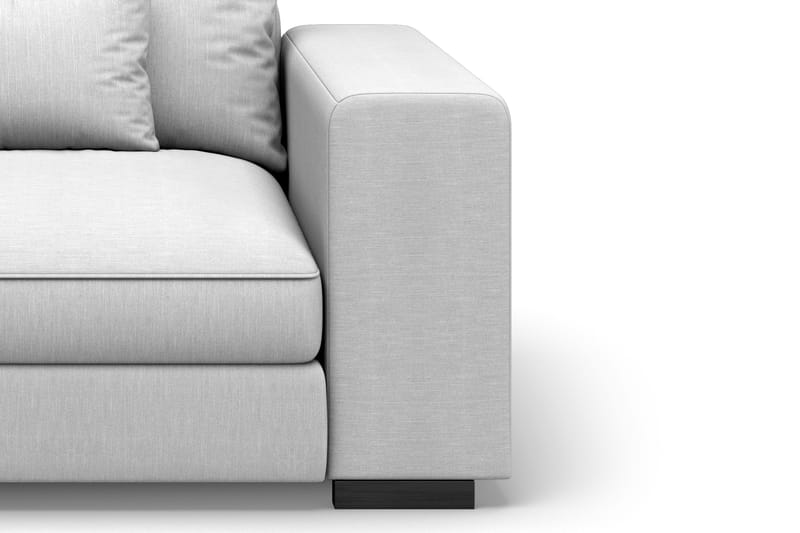 Dubai Modulserie Armlæn Højre - Lysegrå - Møbler - Sofaer - Velour sofaer
