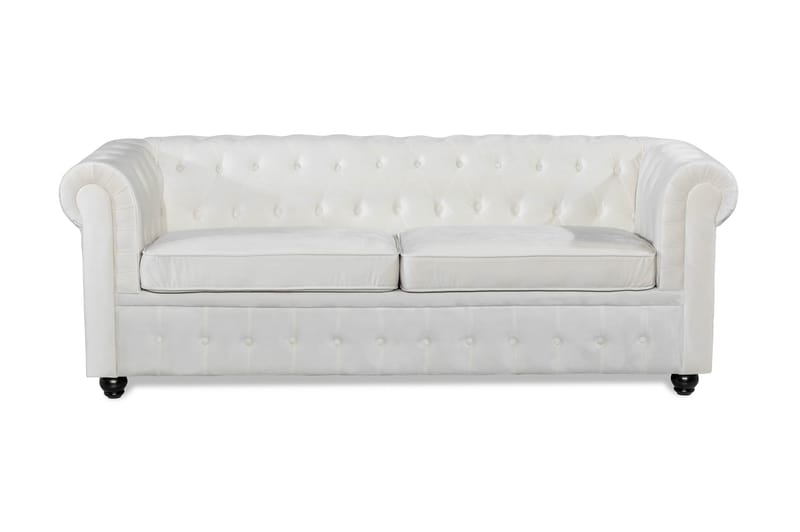 Chesterfield Lyx Sovesofa 3-pers Velour