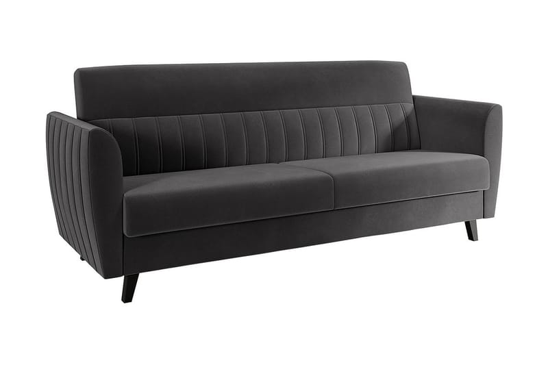 Hallanda Sofa - Mørkegrå - Møbler - Sofaer - Velour sofaer