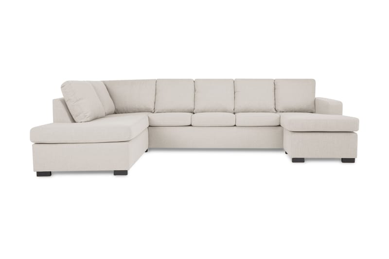 Crazy U-sofa Chaiselong Højre - Beige - Møbler - Sofaer - Lædersofaer