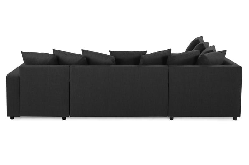 Crazy U-sofa Stor Chaiselong Højre Løse rygpuder - Antracit - Møbler - Sofaer - U-Sofa