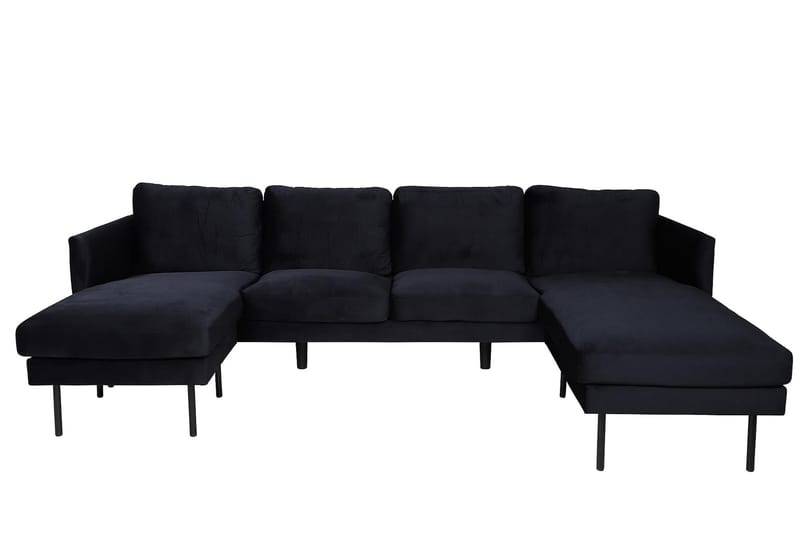 Zoom U-sofa - Sort - Møbler - Sofaer - U-Sofa