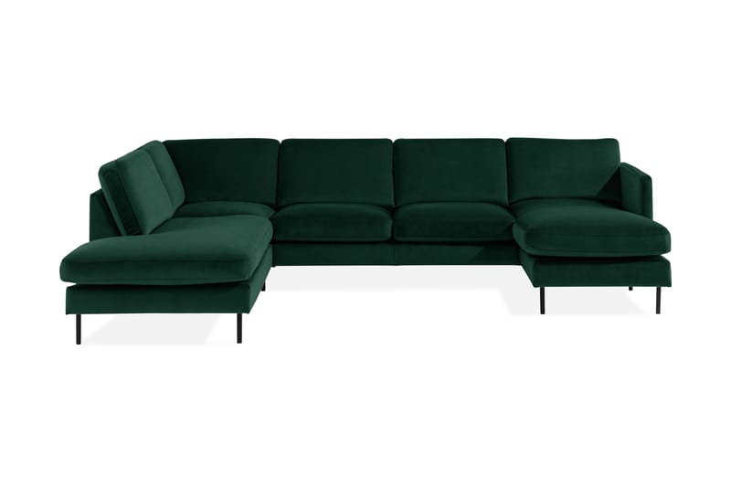 Theodin U-sofa med Divan Velour højre - Møbler - Sofaer - Howard sofa