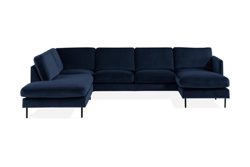 Theodin U-sofa med Divan Velour højre - Møbler - Sofaer - Chaiselongsofa