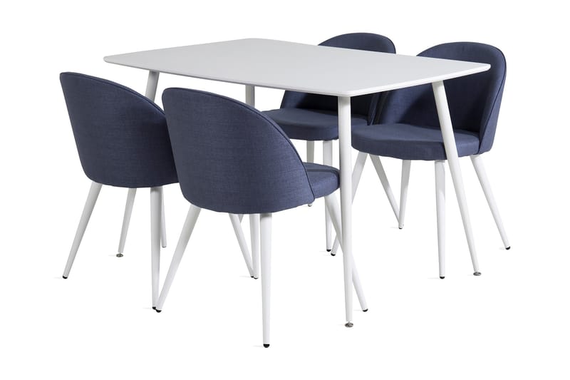 Ypas spisebord 120 cm Med 4 Sedavi Spisebordsstol - Møbler - Spisebordssæt - Rektangulært spisebordssæt