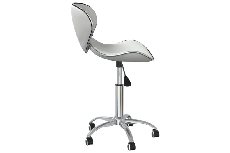 drejelige spisebordsstole 4 stk. kunstlæder hvid - Hvid - Møbler - Stole & lænestole - Armstole