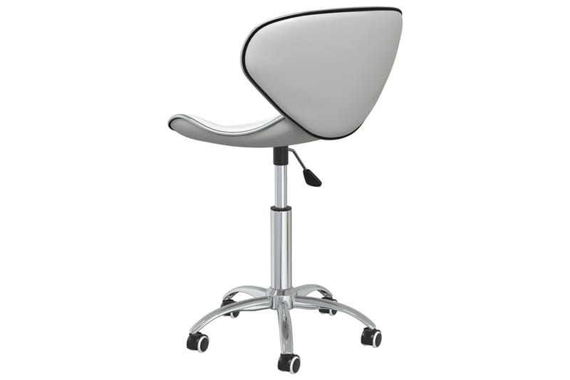 drejelige spisebordsstole 4 stk. kunstlæder hvid - Hvid - Møbler - Stole & lænestole - Armstole