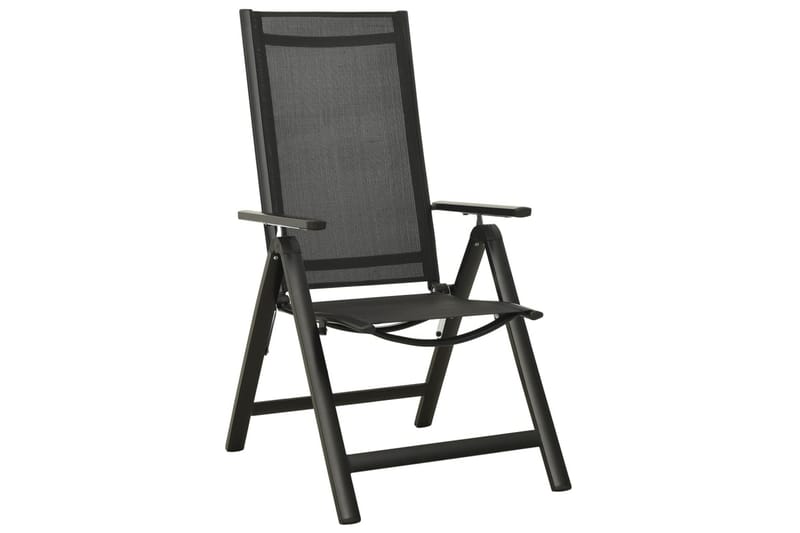 spisebordssæt til haven 7 dele aluminium antracitgrå - Antracit - Møbler - Stole & lænestole - Armstole